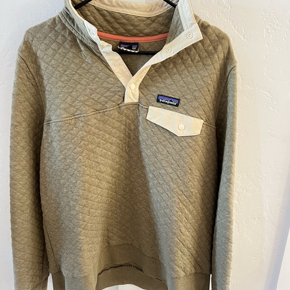 Patagonia green sweatshirt